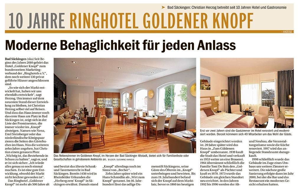 10 jahre ringhotel goldener knopf 4